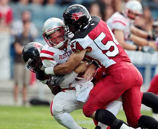 American Football, World Cup, Canada - Austria