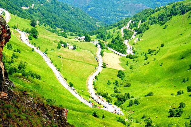 Cycling, Tour de France, Samuel Sanchez wins the 12th stage