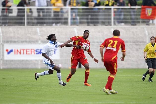 Football, France, Test match AJ Auxerre - Racing Club Lens