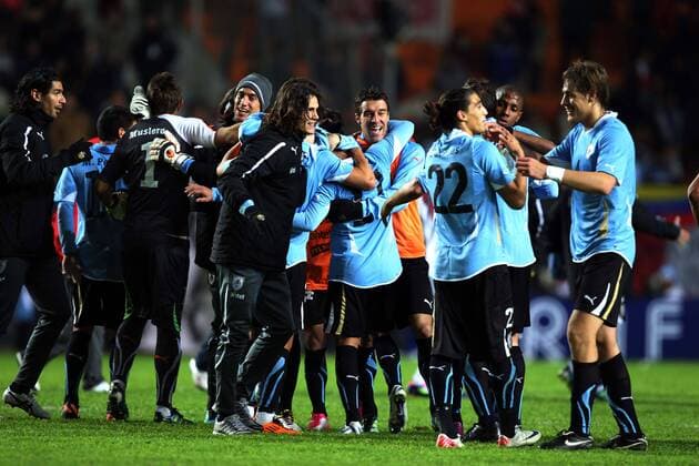 Football, Copa America, Peru - Uruguay 0:2