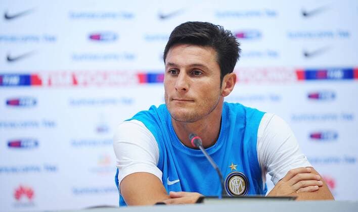 Football, Italy, Inter Milan press conference on upcoming Supercup in Beijing