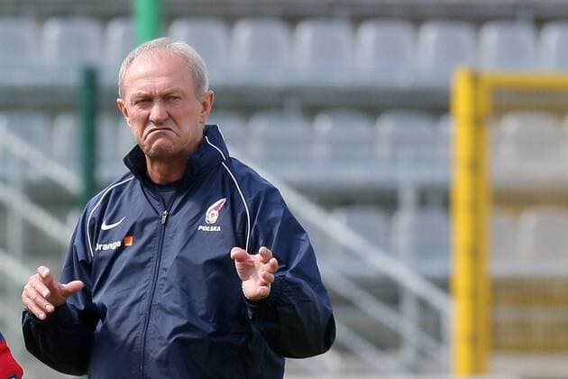 Football, training of the Polish national team