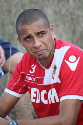 Football, France, Ligue 2, Training AS Monaco with David Trezeguet