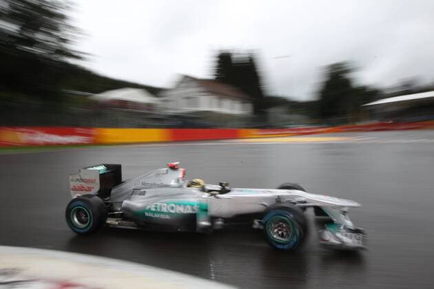 Motorsport, Formula 1, GP Spa Francorchamps, Sebastian Vettel secures pole position