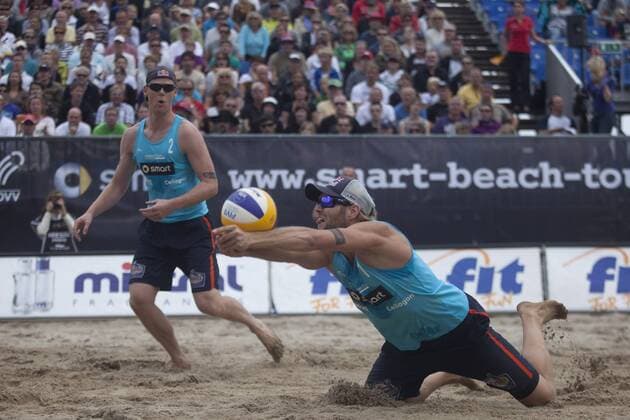 Beach Volleyball, DM, Julius Brink and Jonas Reckermann are German Champions