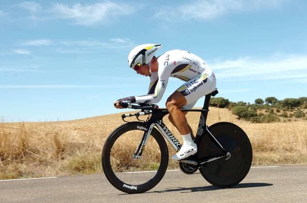 Cycling, Vuelta, Tony Martin wins the individual time trial