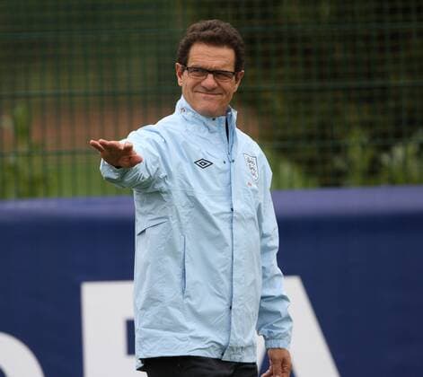 Football, England national team training