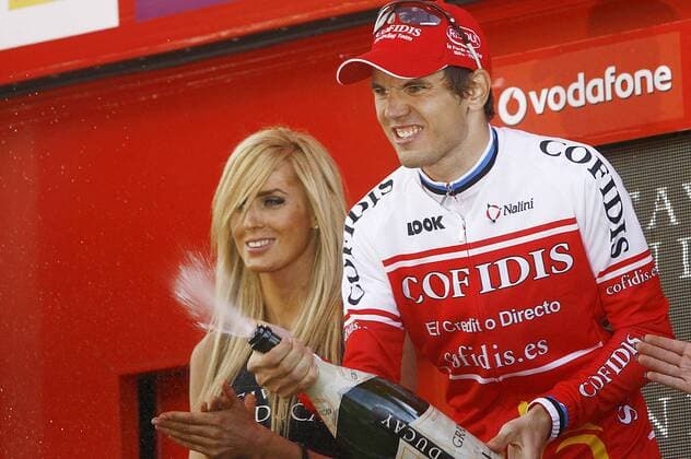 Cycling, Vuelta, Rein Taaramäe wins the Astorga - La Farrapona stage