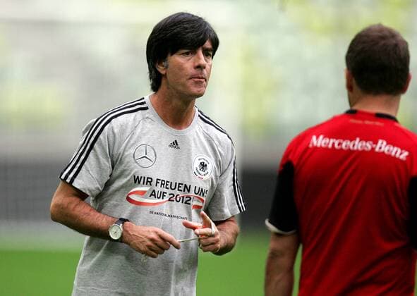Football, training of the German national team in Gdansk