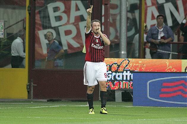 Football, Italy, Serie A, AC Milan - Lazio Roma 2:2