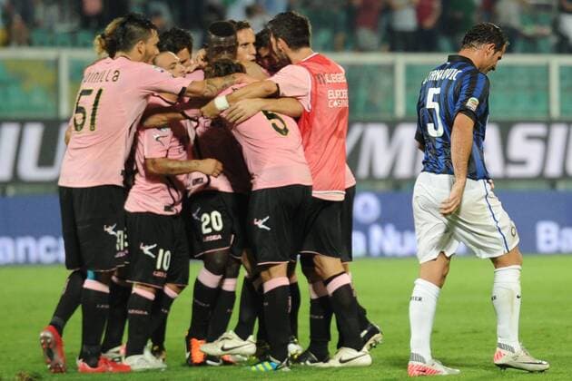 Football, Italy, Serie A, US Palermo - Inter Milan 4:3
