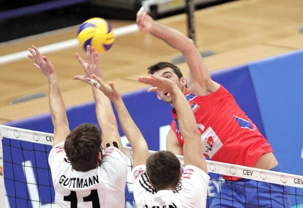 Volleyball, European Championship, Austria - Serbia