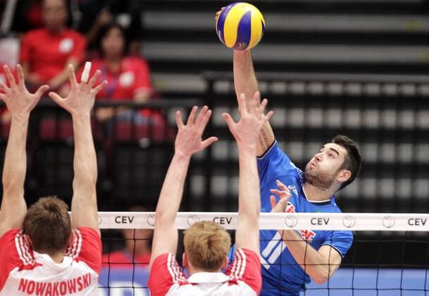 Volleyball, European Championship, semi-final, Italy - Poland 3:0