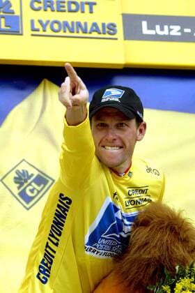 Cycling, Tour de France, Lance Armstrong wins the 15th stage