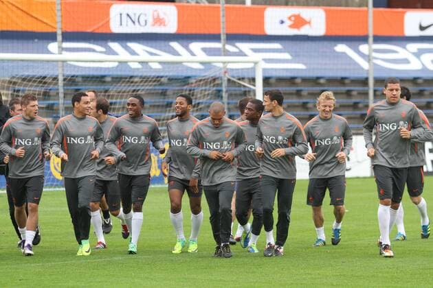 Football, Training National Team Netherlands