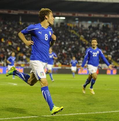 Football, European Championship Qualification, Serbia - Italy 1:1