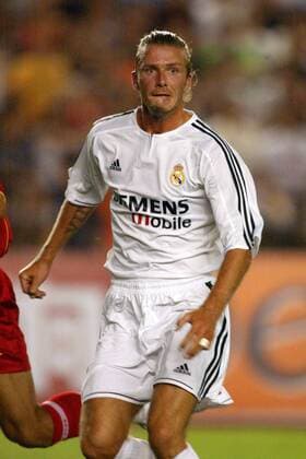 Football, Beckham premiere in Real jersey, Real Madrid - Dragon Team 4:0
