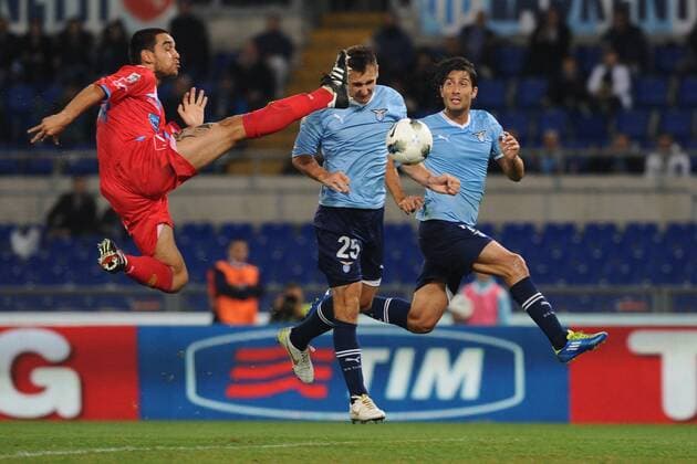 Football, Italy, Serie A, Lazio Roma - Calcio Catania