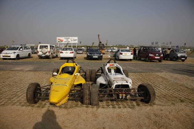 Motorsport, Formula 1, Indian GP, Arrival at Buddh International Circuit