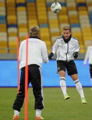 Football, Training of the German National Team in Kiev