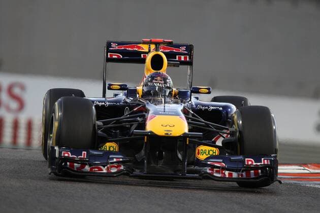 Motorsport, Formula 1, GP Abu Dhabi, Qualifying, Sebastian Vettel takes pole position