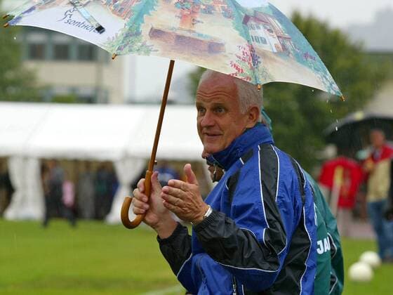 Football, National coach Bernd Stange is in Germany for training with his Iraqi national team
