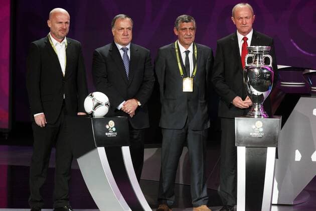 Football, EURO 2012, Draw of the groups in Kiev