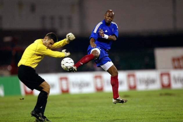 Football, European Championship Qualification, Slovenia - France 0:2