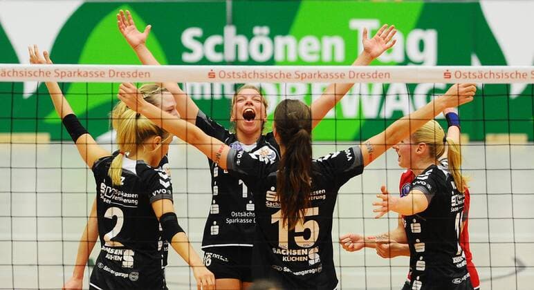 Volleyball, 1. BL, Dresdner SC - Smart Allianz Stuttgart