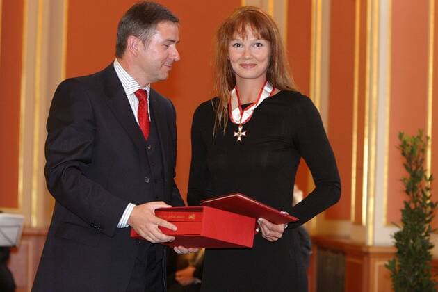 Award of the Order of Merit of the State of Berlin in the Rotes Rathaus (Red City Hall)