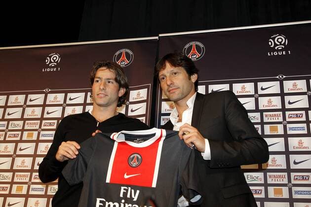 Football; France, Ligue 1, Paris St. Germain presents new signing Maxwell