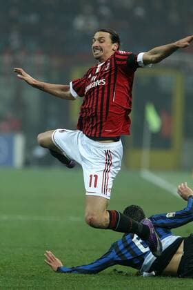 Football, Italy, Serie A, AC Milan - Inter Milan 0:1