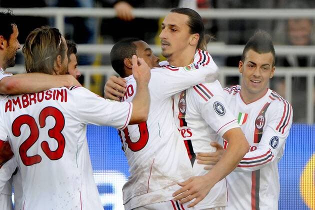 Football, Italy Serie A, Novara Calcio - AC Milan 0:3