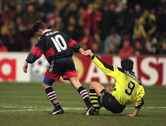 Football, History, FC Bayern Munich - Borussia Dortmund