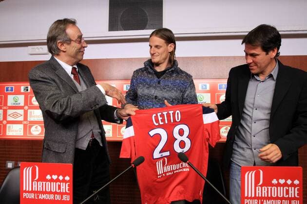 Football, France, Ligue 1, OSC Lille presents new signing Mauro Cetto