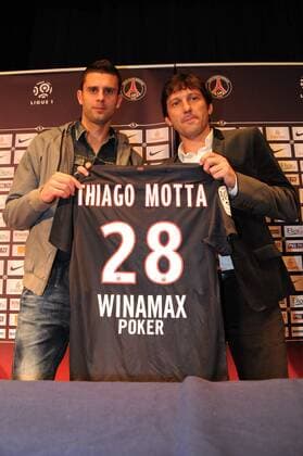 Football, France, Ligue 1, Presentation of new signing Thiago Motta
