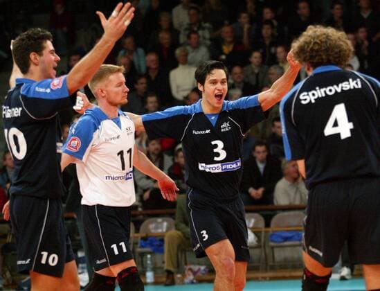 Volleyball, Champions League, SC Charlottenburg Berlin - Pamapol AZS Czestochowa 3:2