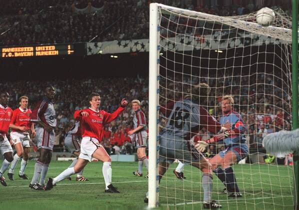 Football, CL, Ole Gunnar Solskjaer scores stoppage-time winner for ManU in 1999 final
