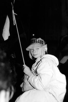POLITIK 25 Jahre Deutsche Einheit: Die Wiedervereinigung Tag der Wiedervereinigung - Feier am Brandenburger Tor