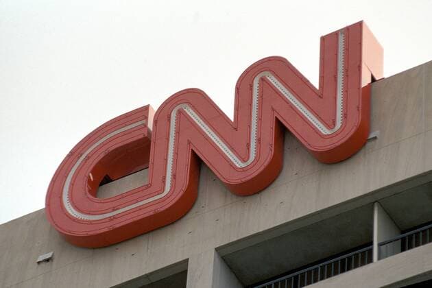 CNN-Schriftzug auf dem Firmengebäude in Atlanta