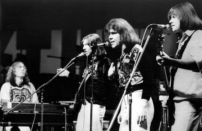 Karat , vli.: Keyboarder Ulrich Ed Swillms, Gitarrist und Sänger Herbert Dreilich, Sänger Hans-Joachim Neumann, Bassist Henning Protzmann