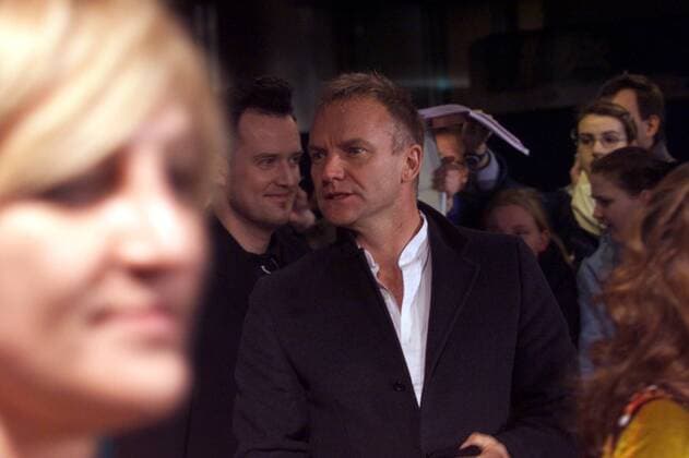 Sänger Sting (GBR) auf dem Weg zur ECHO-Verleihung in Berlin