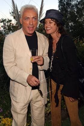 Schauspieler Udo Kier und Uschi Obermaier (beide GER) anlässlich einer Pre-Oscar Party der German Export Union in LA