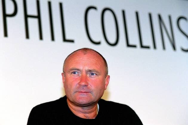 Sänger Phil Collins (GBR) anlässlich der Präsentation seines Albums -Testify-