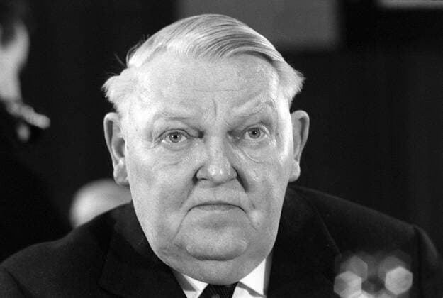 Bundeskanzler Ludwig Erhard (GER CDU)