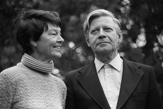 Bundeskanzler Helmut Schmidt (GER SPD) und seine Ehefrau Hannelore -Loki-