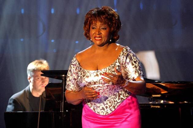 Mezzosopranistin Grace Bumbry (USA) anlässlich der ZDF-Musikshow KLASSISCH in Berlin