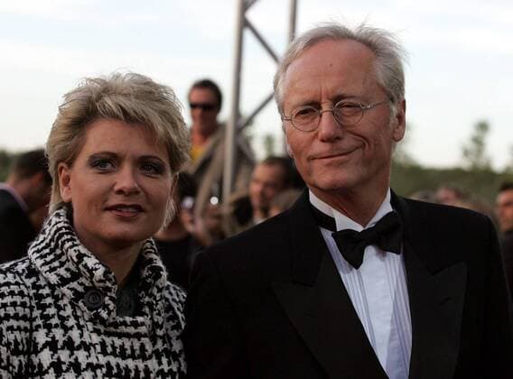 Schauspielerin Andrea Spatzek (AUT) und Schauspieler Joachim Hermann Luger (GER) anlässlich der Verleihung des DEUTSCHEN FERNSEHPREISES in Köln