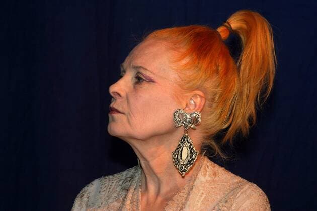 Modedesignerin Vivienne Westwood (GBR) anlässlich der Unesco-Gala in Neuss
