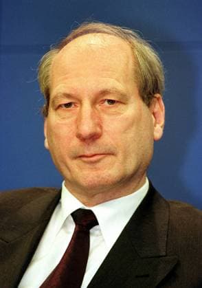 Bundesverkehrsminister Reinhard Klimmt (GER SPD)